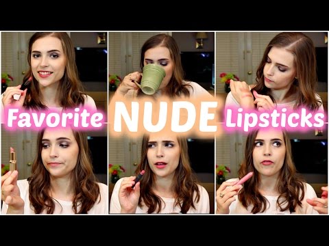 Nude Lipsticks: my favorites! drugstore and high end Video
