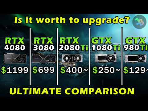 RTX 4080 vs RTX 3080 vs RTX 2080 Ti vs GTX 1080 Ti vs GTX 980 Ti | REAL Test in 8 Games | 1440p