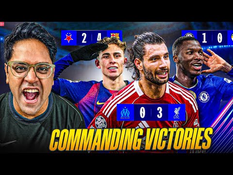 Liverpool Dominate Marseille | Barca Showing Cracks? | Chelsea Win