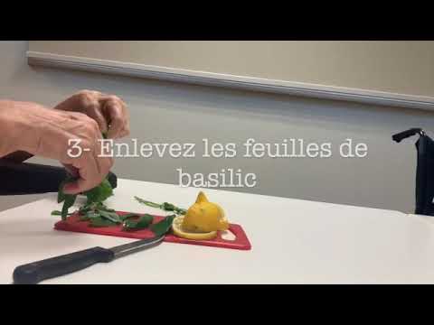 Recette Eau infusée fraise-basilic