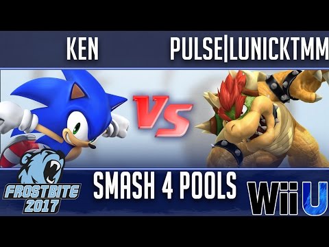 Frostbite 2017 SMASH 4 POOLS - KEN (Sonic) vs Pulse | LunickTMM (Bowser)