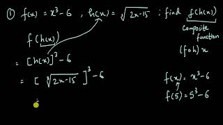 Composite functions and Inverse of functions | Relations and Functions | XII | Khan Academy