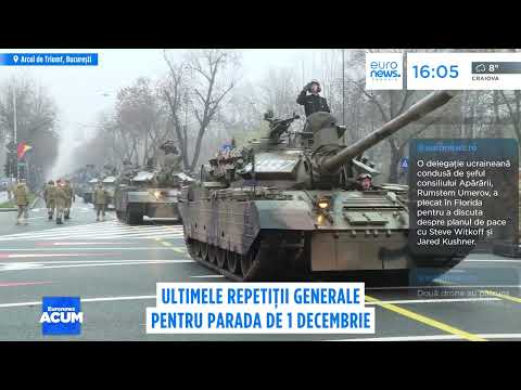 Ultimele repetiții generale pentru parada de 1 Decembrie