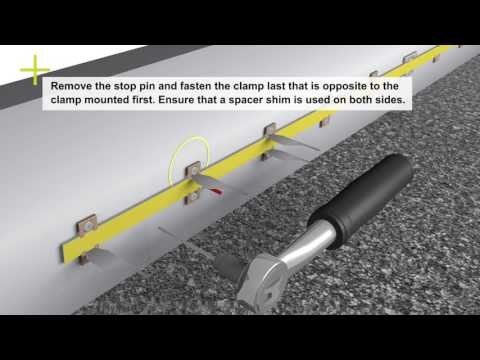 HEIDENHAIN   Mounting of LIC 4003 with clamps