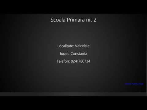 Scoala Primara nr. 2 Valcelele