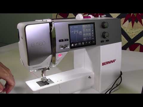 Bernina 560 16 Holding Threads When Starting to Sew