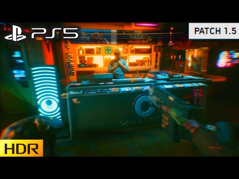 CYBERPUNK 2077 NEW PATCH 1.5 UPDATE - PS5 Gameplay Test & Performance 20