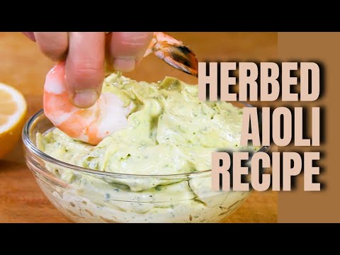 Andrew Zimmern Cooks: Herbed Aioli