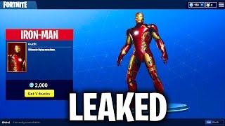 Descargar Mp3 De Fortnite Iron Man Skin Gratis Buentema Org - new fortnite avengers leaked skins iron man thor hulk captain america