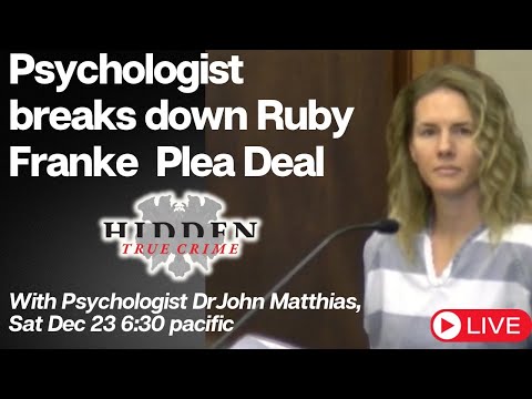 RUBY FRANKE PLEADS GUILTY: Dr John Matthias breaks down her day in court