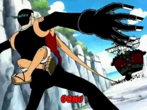 One Piece attaque finale - Luffy VS Kuro - Gomu gomu no Kane