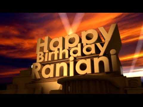 Happy Birthday Ranjani