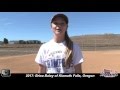 2017 Briea Baley Softball Skills Video