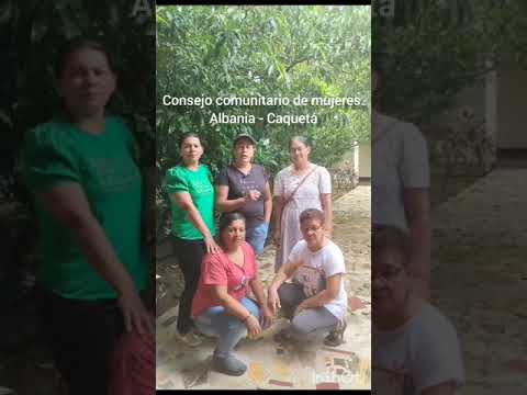 NO VIOLENCIA CONTRA LA MUJER.  Consejo comunitario de mujeres. Albania Caquetá - Colombia.