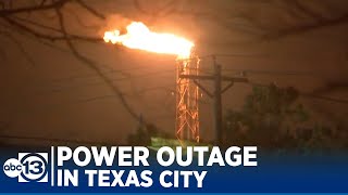 Texas City power outage leaves thousands in the dark