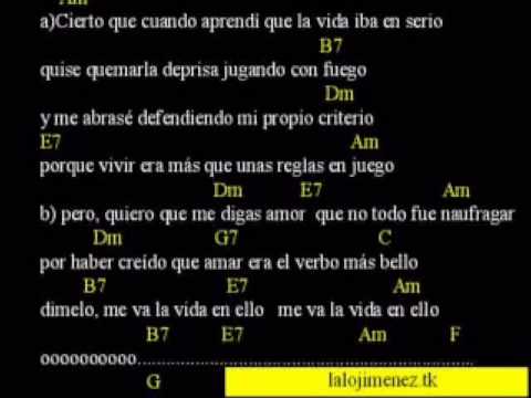 Me Va La Vida En Ello - Silvio Rodriguez