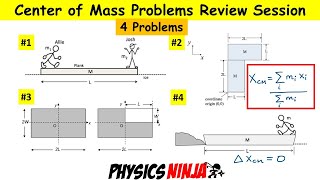 Center of Mass Review Problems