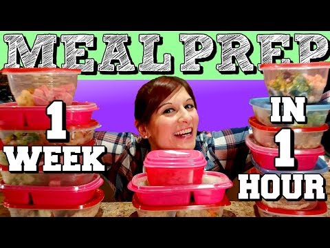 LAZY WEIGHT LOSS MEAL PREP (1 WEEK IN 1 HOUR)