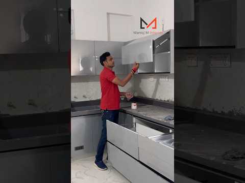 Bangalore #Modular kitchen design#￼ pantry unit#￼ Tandem box #manoj m interiors #bengaluru