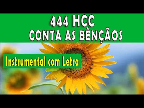 (444 HCC) CONTA AS BÊNÇÃOS | 96 BPM |  Instrumental com Letra