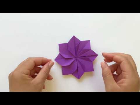 Origami Paper Double Square Flower Origami Kawaii〔#157〕
