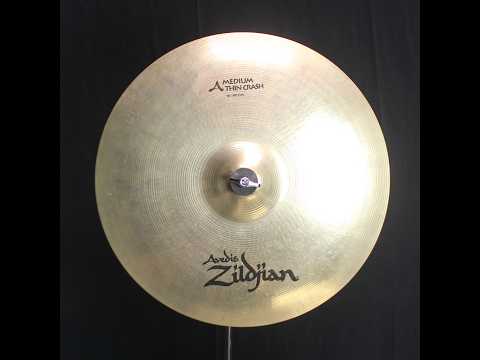 Used Zildjian 16" A Medium Thin Crash Brilliant - 1140g (video demo) image 3