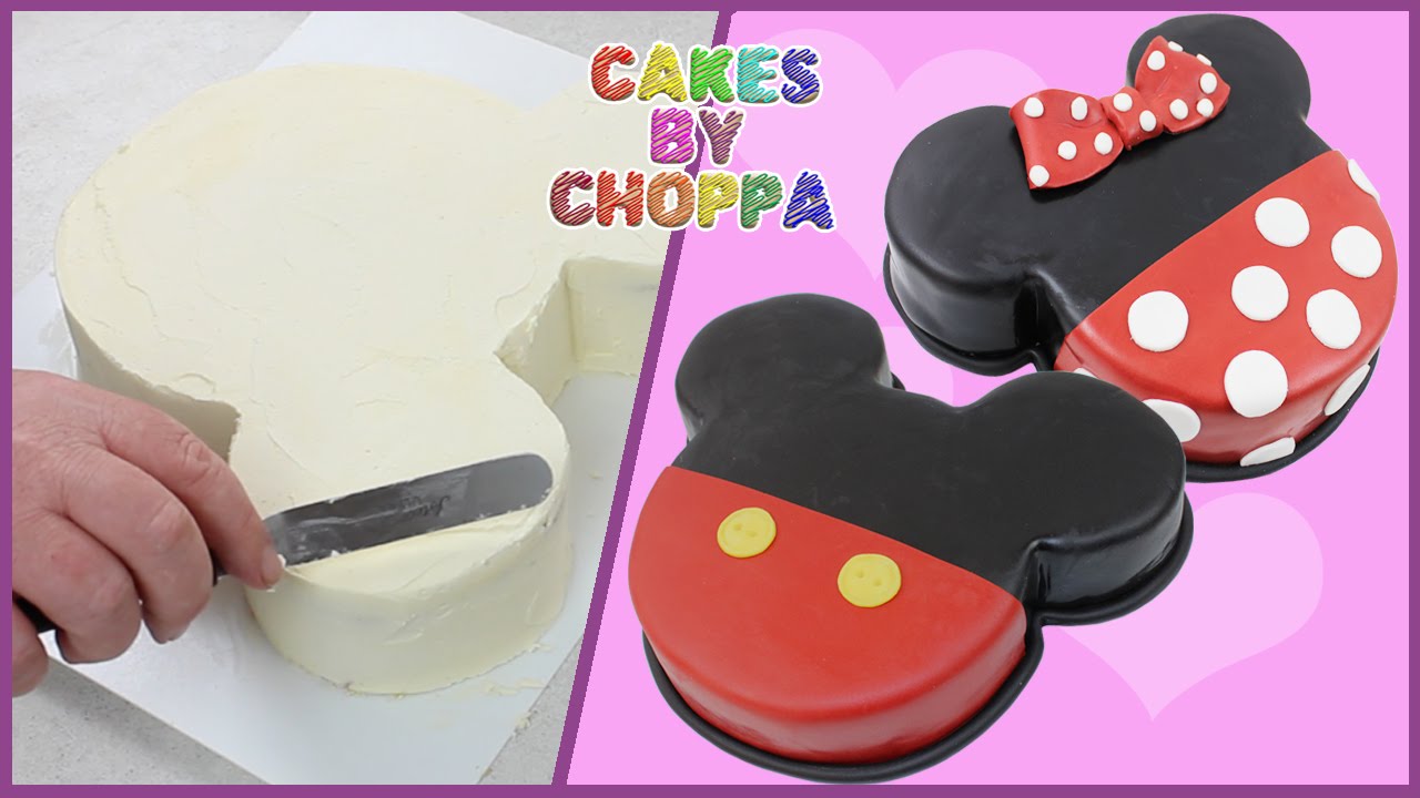Mickey and Minnie Mouse Cake (How To)