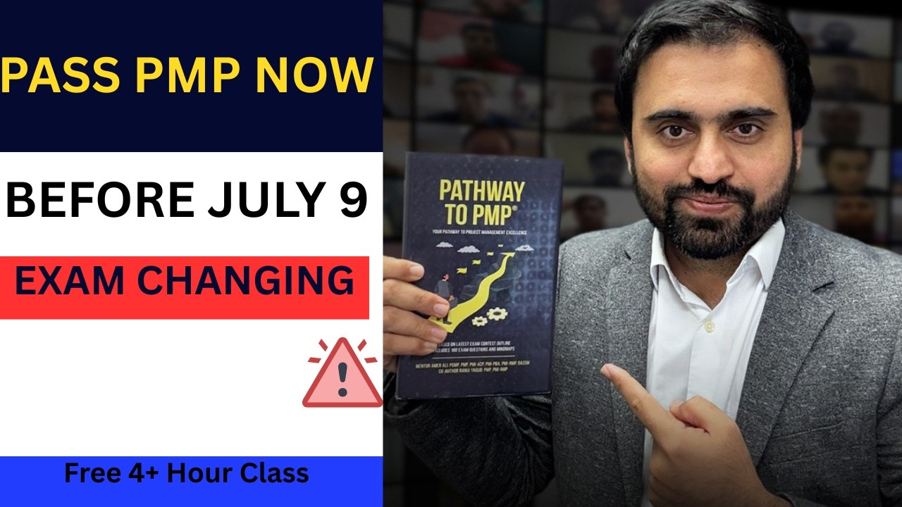 Free PMP Class 2026: Pass Before The July 9 Exam Change (4+ Hour Training + Q&A)