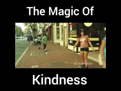 The magic of kindness 😍😍