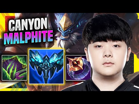 CANYON CLAIMS BACK RANK 1 IN KOREA! - DK Canyon Plays Malphite TOP vs Lee Sin! | Season 11