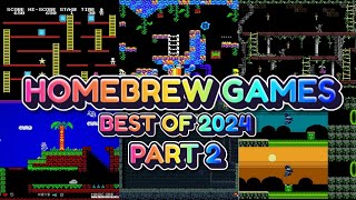 Homebrew Games Best of 2024 Part 2 - Amiga, Amstrad,Commodore 64,MSX,NES,Zx Spectrum