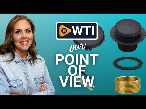 Black Bathtub Drain Tip-Toe Single Hole - WTI product video review
