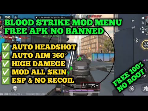 ‼️BLOOD STRIKE MOD MENU FREE APK || ESP AUTO HEADSHOT NO RECOIL TERBARU 2025 NO BANNED