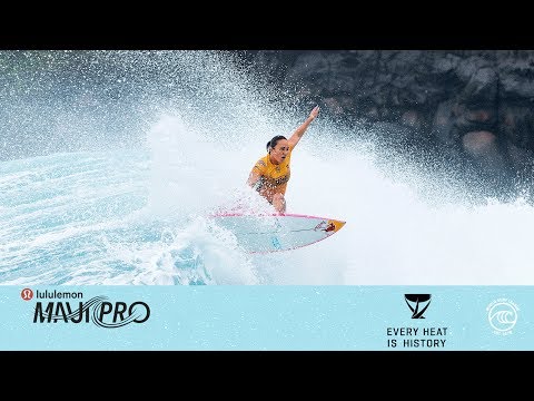Carissa Moore vs. Summer Macedo - Round of 16, Heat 5 - lululemon Maui Pro W 2019