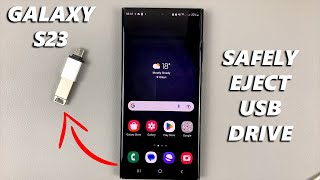 How To Correctly Unmount / Safely Remove (Eject) USB Flash Drive From Samsung Galaxy S23