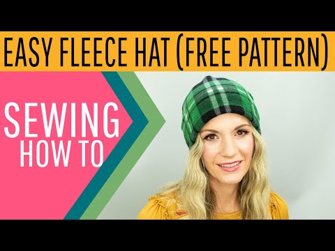 How to Make a Fleece Hat For Beginners (Free Pattern)