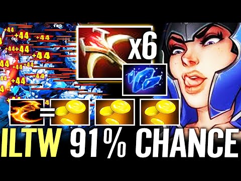 🔥 ILTW Luna x6 Bounce + Daedalus Fast Build — 91% Proc Critical Strikes GODLIKE Carry Dota 2 Pro