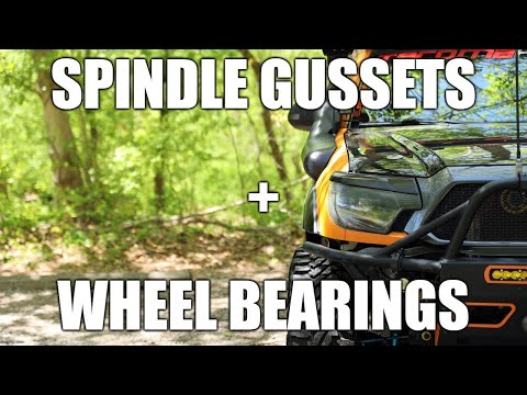 Toyota Tacoma Total Chaos Spindle Gussets + Wheel Bearing Install