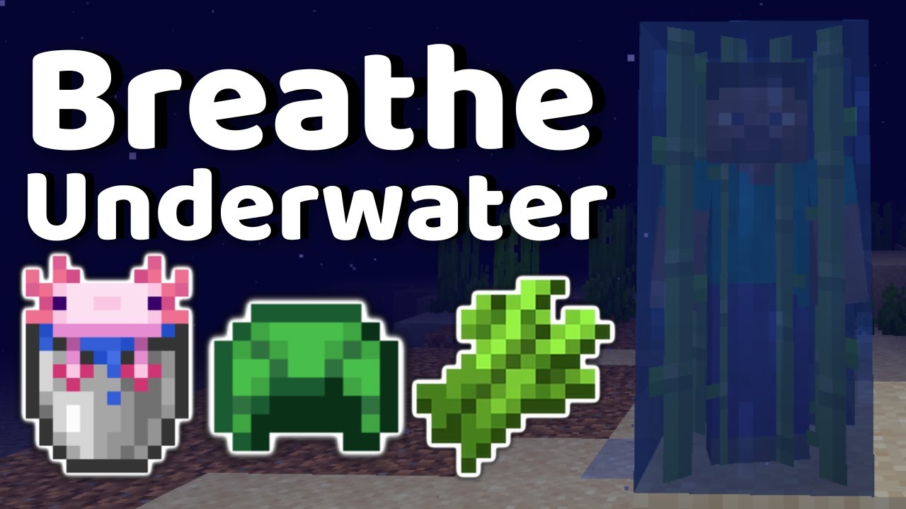 How To Breathe Underwater in Minecraft 1.21 (Bedrock & Java)