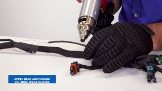 How To Install EMI Shielding for Small Wires with Shrink-N-Shield® (Na
