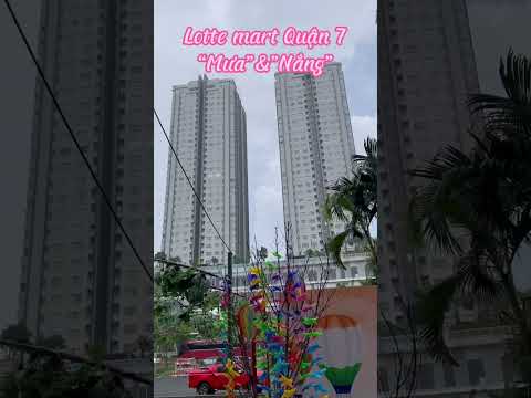 Lotte mart Quận 7. Ngày “mưa”&”nắng”