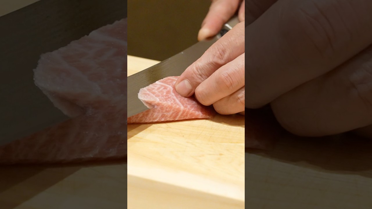 言葉はいらない。マグロとウニだけ。【なだ万 × 鮨銀座おのでら】 #shorts