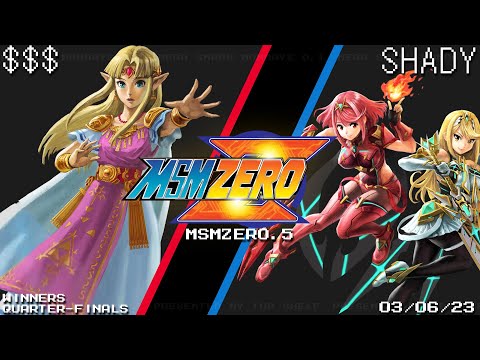 MSM:ZERO.5 - $$$ (Zelda) Vs. Shady (Pyra/Mythra) - SSBU - Winners Quarters