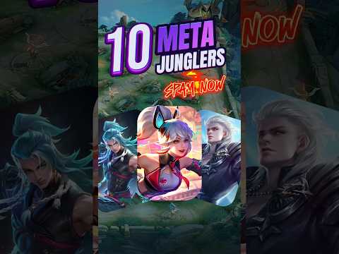 Best Junglers in Mobile Legends | Best Hyper in 2025 |Meta jungler in mlbb| #mlbb #NoobJuice #jungle