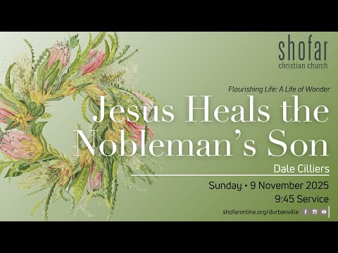 9 November 2025 - Dale Cilliers - Jesus Heals the Nobleman's Son