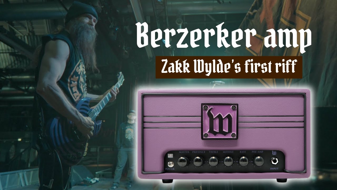 Zakk Wylde plays his signature mini amp Berzerker 