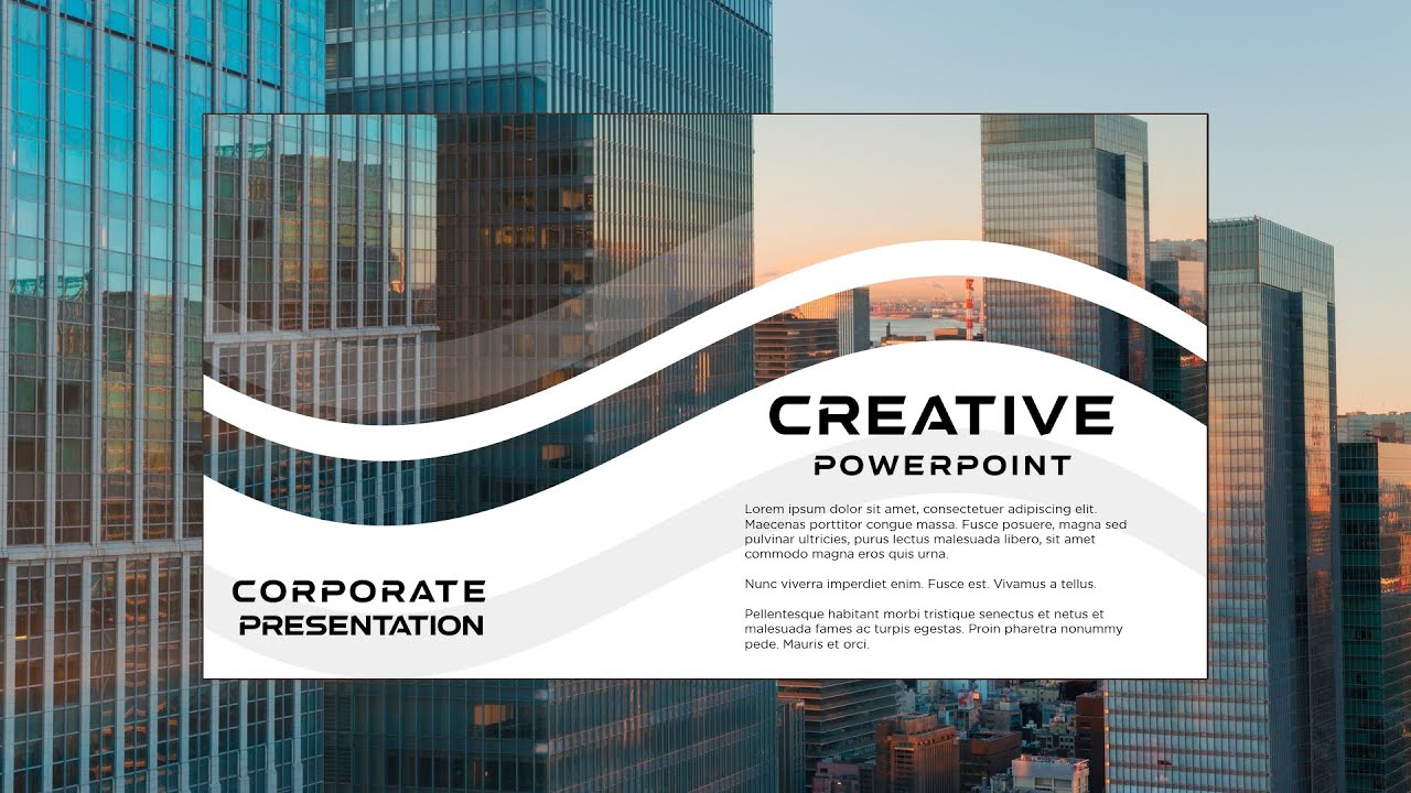 CREATIVE CORPORATE POWERPOINT PRESENTATION - APRESENTAÇÃO CORPORATIVA CRIATIVA NO POWERPOINT