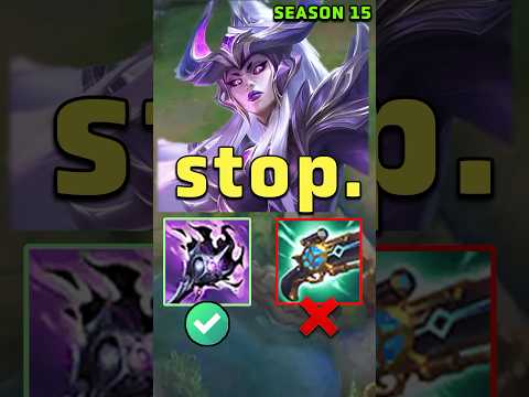 STOP Building Syndra Wrong - Syndra Build Season 15 #leagueoflegends