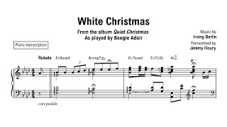 White Christmas - Beegie Adair - Piano transcription (sheet music)