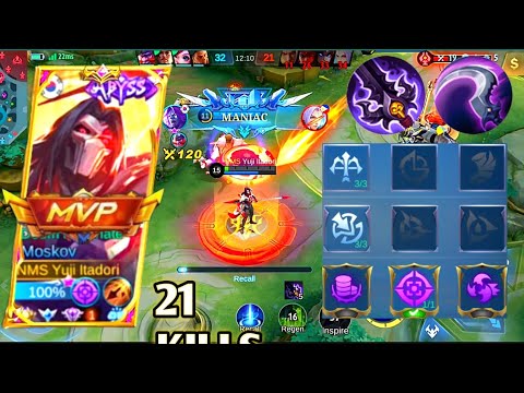 THIS BUILD & EMBLEM CAN DOMINATE ALL ENEMIES! (MUST TRY) TOP GLOBAL MOSKOV GAMEPLAY 🥵